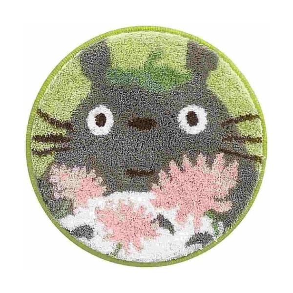 「ミニマット」 となりのトトロ スタジオジブリ キャラクター フロアマット マルチマット おはなやさん グリーン フロアマットの可愛いインテリアマット 宮崎駿監督の名作[となりのトトロ]グッズにまたまた可愛いnewアイテム登場こちらはかわい...