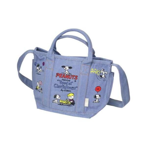 スヌーピー ピーナッツ キャラクター ショルダーバッグ IP.デリ.シシュウ.Peanuts-0Y ミニバッグ Sax 爆買