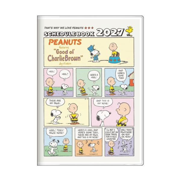 スヌーピー 2027年月間ダイアリー B6ウィークリーストーリーブック手帳2027 コミック スケジュール帳 キャラクター 令和9年手帖