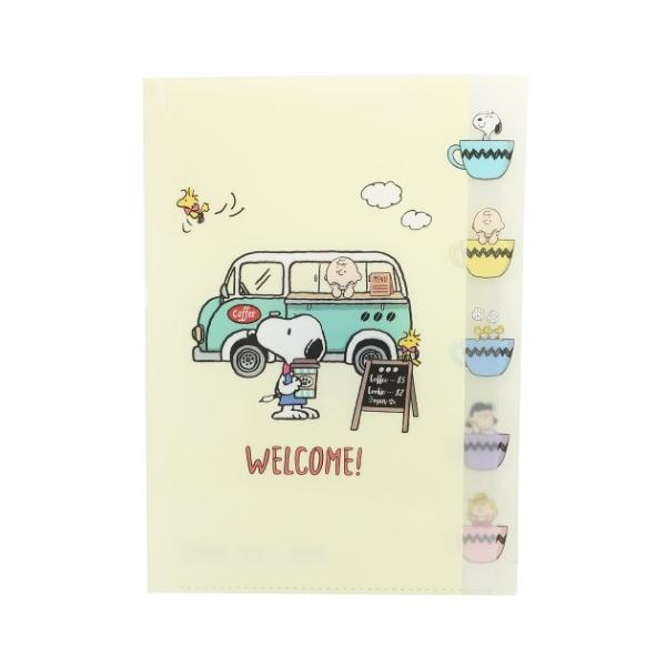 スヌーピー キャラクター クリアファイル 5インデックス ダイカット ポケットファイル キッチンカー ピーナッツ グッズ Dejapan Bid And Buy Japan With 0 Commission