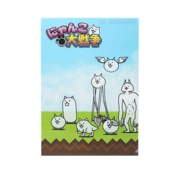 サンスター文具 にゃんこ大戦争 A4 シングル クリアファイル ファイル