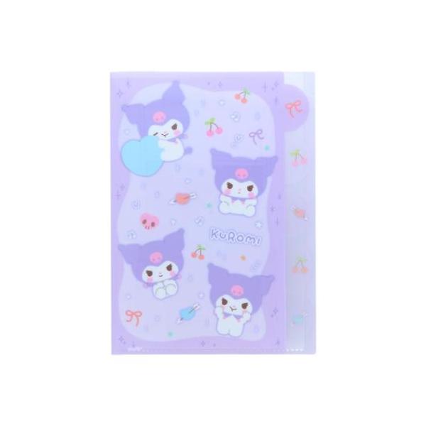 クロミ ポケットファイル ダイカットクリアファイル5P A4 MarshmallowPop マシュマロポップ サンリオ サンスター文具