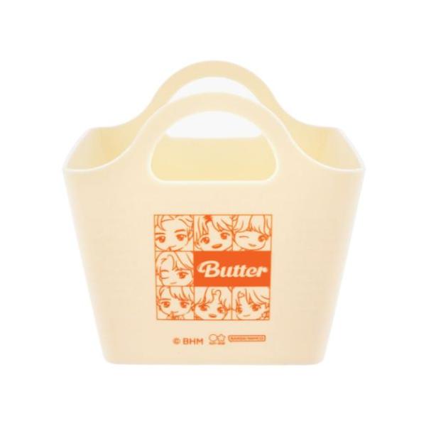 タイニータン TinyTAN キャラクター 卓上収納 ミニバスケット Butter ホワイト 爆買