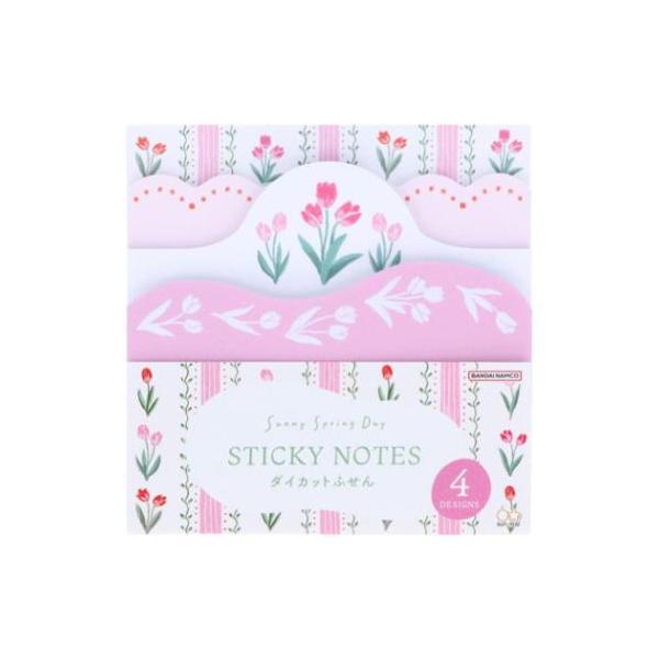 ふせん Sunny Spring Day ダイカットブロック付箋 B チューリップ 新入学 サンスター文具 爆買