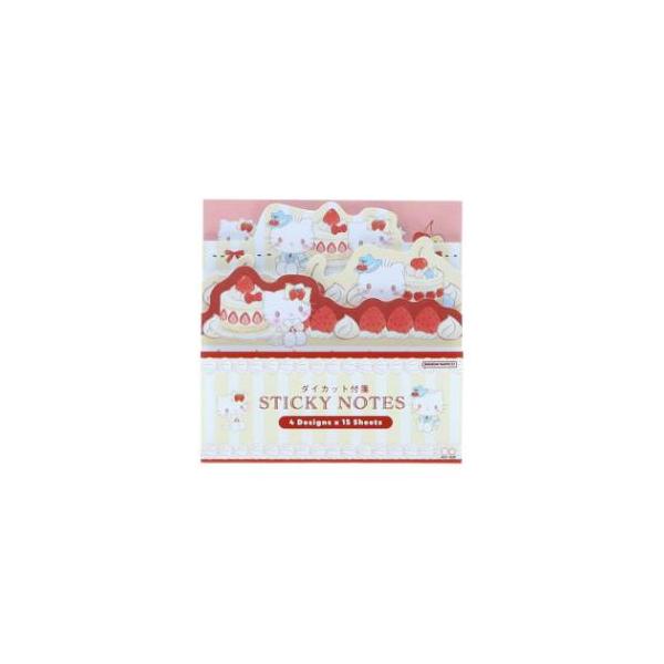 付せん サンリオキャラクターズ ダイカットブロック付箋 スイートケーキコレクション レッド Sanrio サンスター文具 爆買