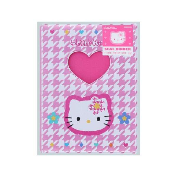 「シール帳」 ハローキティ シールバインダー シール帳 Y2K サンリオ キャラクター 友達とのシール交換に便利 貼って剥がせるシール台紙10枚付き 大人気サンリオキャラクターグッズにまたまた可愛いnewアイテム登場こちらはシールコレクショ...