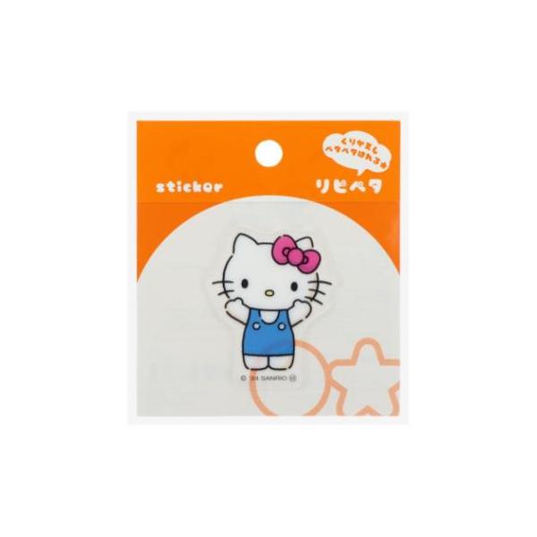 「ステッカー：キャラクター」 ハローキティ ステッカー リピペタ サンリオ サンスター文具 くりかえしペタペタ貼れる 大人気サンリオキャラクターグッズにまたまた可愛いnewアイテム登場こちらは繰り返し使える[リピペタステッカー]洗って繰り返...