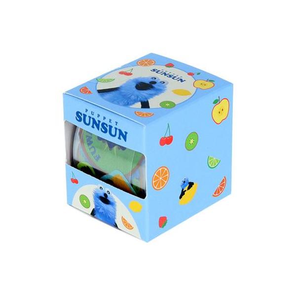 「マスキングテープ」 ボックス入りマスキングシール パペットスンスン マスキングテープ PUPPET SUNSUN サンスター文具 一枚ずつ剥がして使えるロールタイプのマスキングシール SNSで人気のキャラクター[パペットスンスン]グッズに...