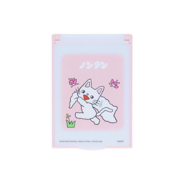 「手鏡」 ノンタン 絵本キャラクター 手鏡 ミニミラー ピンク ノンタンの雑貨＆ステーショナリーシリーズ第2弾 みんな大好き絵本キャラクター[ノンタン]グッズにまたまた可愛いnewアイテム登場こちらは身だしなみの必需品[ミニミラー]コンパク...