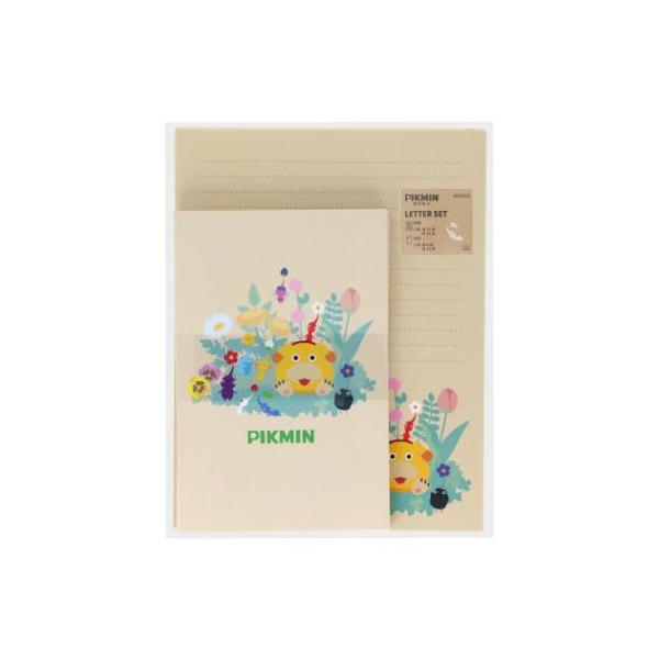 「レターセット」 ピクミン グッズ 手紙セット ゲームキャラクター レターセット あつまれ 様々なピクミン達が楽しめるデザイン ステーショナリー第2弾 大人気ゲーム[ピクミン]のかわいいステーショナリーが登場時間の移り変わりを表現したデザイ...