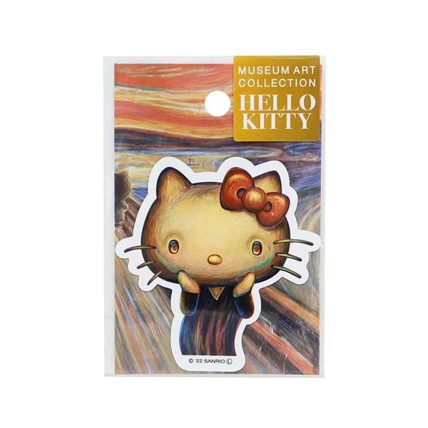 ハローキティ キャラクター ビッグシール ステッカー ミュージアムアート ムンクの叫び サンリオ Stf キャラクターのシネマコレクション 通販 Yahoo ショッピング