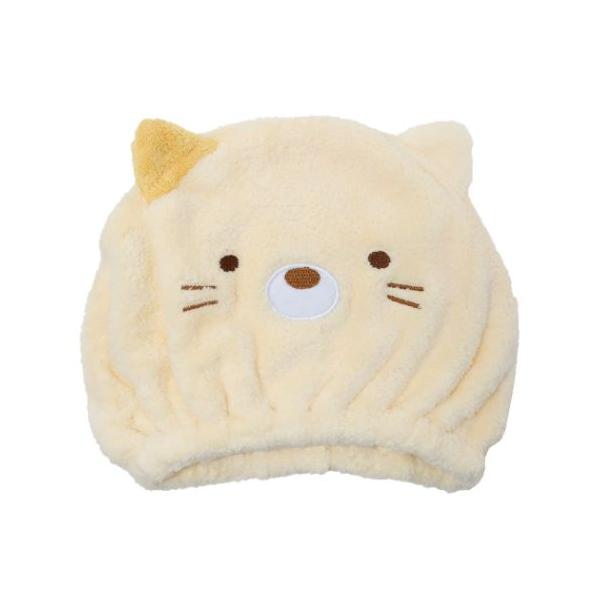 「キャップタオル」 すみっコぐらし ヘアドライタオル帽子 タオルキャップ ねこ サンエックス サンタン お風呂上りやプール後のかわいいヘアドライキャップ サンエックスの大人気キャラクター[すみっこぐらし]グッズにまたまた可愛いnewアイテム...