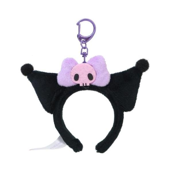 「キーホルダー」 クロミ キーリング カチューシャキーホルダー サンリオ お気に入りのぬいぐみにかぶせて楽しめるキーホルダー 大人気サンリオキャラクターグッズにまたまた可愛いnewアイテム登場こちらはかわいい[カチューシャキーホルダー]バッ...