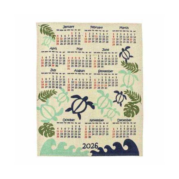 「アート」 2026Calendar ジュートカレンダー ホヌウェーブ 壁掛けカレンダー2026年 BLEACH アート 天然素材ジュートを活かしたスクリーンプリントカレンダー ポスターとしてもおすすめ。インテリアになるジュートカレンダー。...