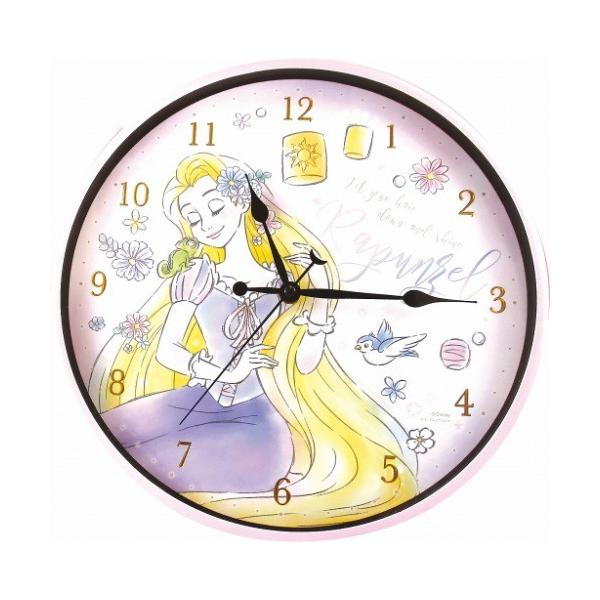 壁掛け時計 塔の上のラプンツェル インデックス ウォールクロック ディズニープリンセス キャラクターのシネマコレクション 通販 Paypayモール