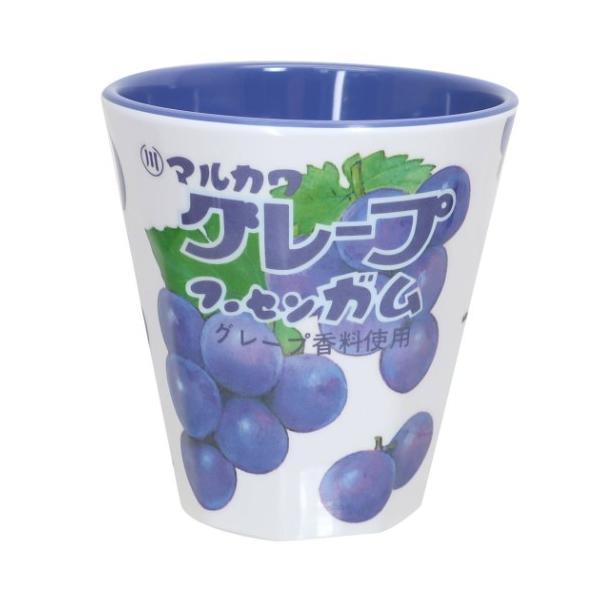 プラコップ マルカワ フーセンガム メラミンカップ おやつパッケージ グレープ メラミン食器 女の子 男の子 キャラクター プレゼント バレンタイン