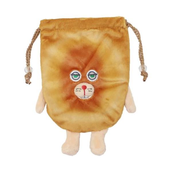 他サイト： パンどろぼう 絵本キャラクター 巾着袋 ぬいぐるみ巾着 にせパンどろぼうの商品画像