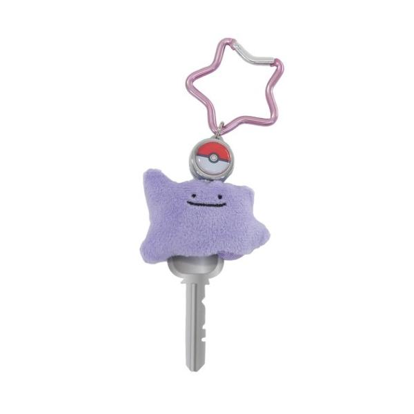 ポケモン キーリング ぬいぐるみカバー付き リールキーホルダー