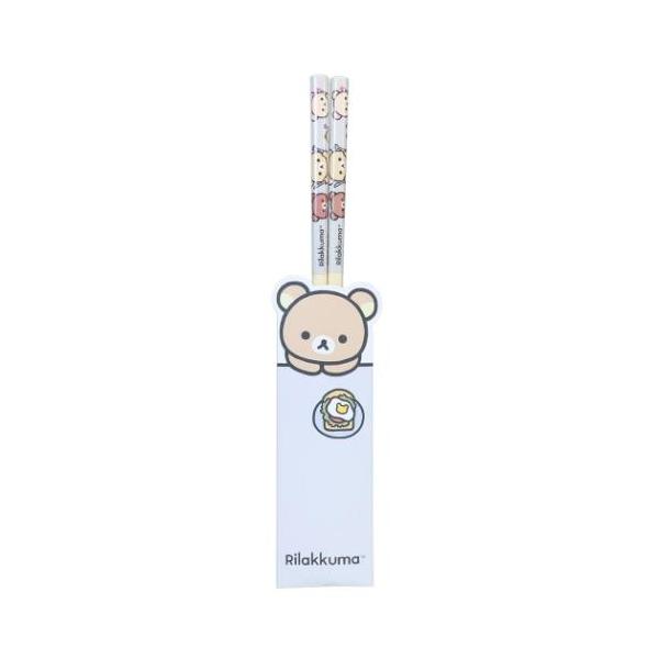 リラックマ サンエックス キャラクター おはし 箸袋付き竹箸 21cm みんないっしょ 爆買