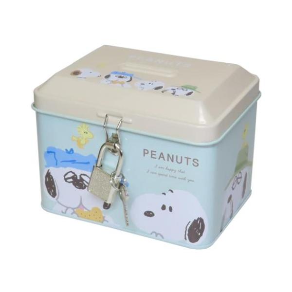 「貯金箱」 スヌーピー カギ付き缶バンク ピーナッツ 貯金箱 キャラクター おしゃべり かわいい専用ボックス入りでプレゼントにもぴったり 大人気[PEANUTS/SNOOPY]グッズにまたまた可愛いnewアイテム登場こちらは大ヒットアイテム...
