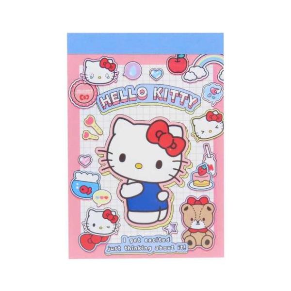 ハローキティ グッズ メモ帳 キャラクター ミニミニメモ ペタペタステッカーズ