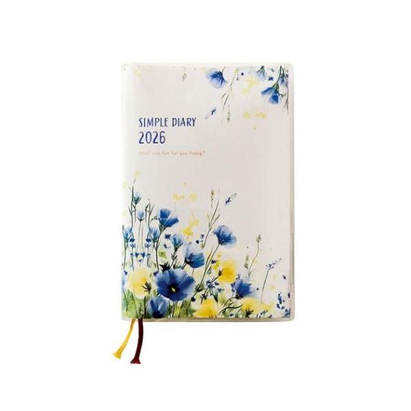 「シンプル その他」 手帳2026 シンプル手帳 2026年ダイアリー トライエックス シンプルスケジュールダイアリー 見やすく、書きやすい。使い勝手にこだわりました。[生活に役立つコンテンツがいっぱい]贈り物、戴き物リスト、年中行事、お付...