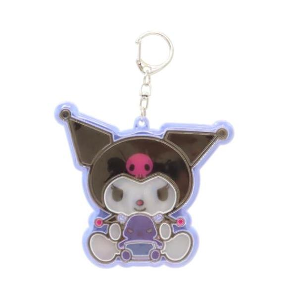 「キーホルダー」 クロミ キャラクター キーリング ぴかぴかキーホルダー3 サンリオ 押すとライトが光るかわいいキーホルダー 大人気サンリオキャラクターグッズにまたまた可愛いnewアイテム登場こちらはかわいい[光るダイカットキーホルダー]押...