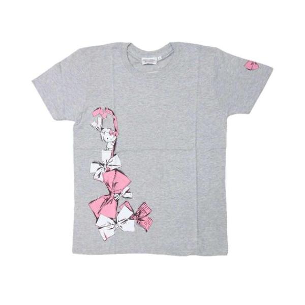 中原淳一xハローキティ サンリオ キャラクター Tシャツ レディース半袖T-SHIRTS リボン HG 爆買