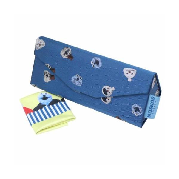 「メガネ サングラス」 パペットスンスン グッズ 眼鏡ケース PUPPET SUNSUN キャラクター ジャガード折りたたみメガネケース 使わない時には折りたためてコンパクトに持ち運べる SNSで人気のキャラクター[パペットスンスン]グッズ...