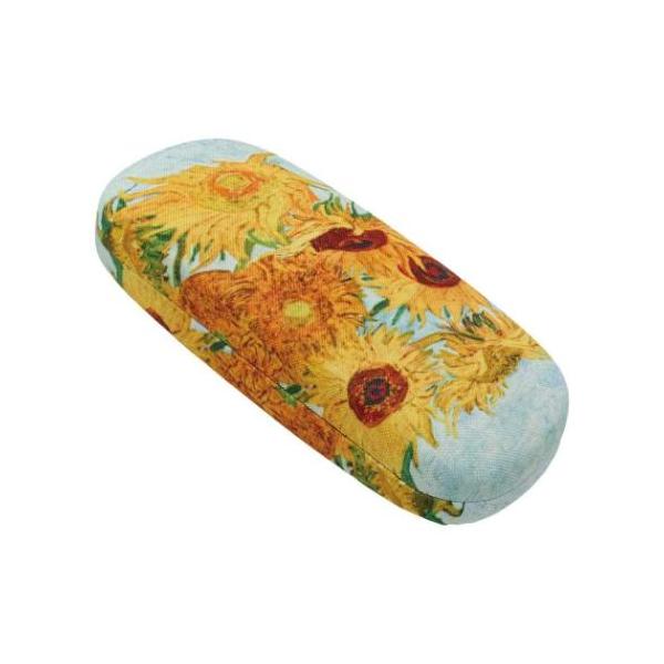 「取寄品」 「メガネ サングラス」 眼鏡ケース ゴッホ 名画 メガネケース ひまわり2 ユーパワー 大切なメガネをおしゃれにコンパクトに収納できる 大切なメガネをおしゃれにコンパクトに収納できる名画をまとったメガネケースハードタイプでカバン...