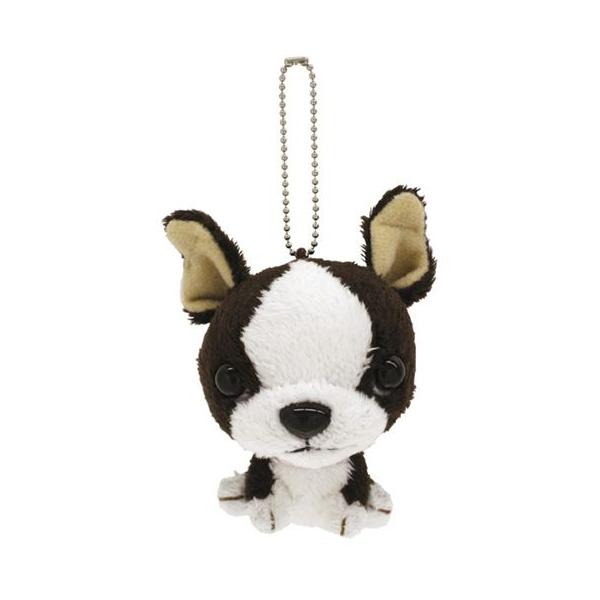 ボストンテリア Boston Terrier ぬいぐるみマスコットボールチェーン 