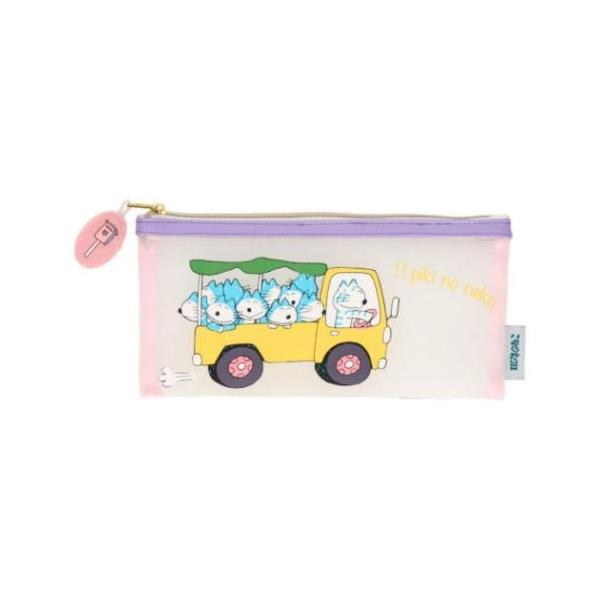 「ペンケース」 メッシュポーチスリム 11ぴきのねこ ペンポーチ 馬場のぼる ゾーウィー トラック PL 中身が見えるメッシュ素材のスリムポーチ 馬場のぼるの大人気ロングセラー絵本「11ぴきのねこ」グッズにまたまた可愛いnewアイテム登場！...