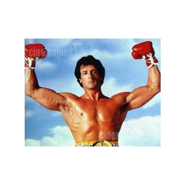 シルベスター・スタローン/『ロッキー』ガッツポーズの写真 : シネマ