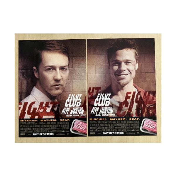 ファイト・クラブ』ポストカード2種セット/エドワード・ノートン