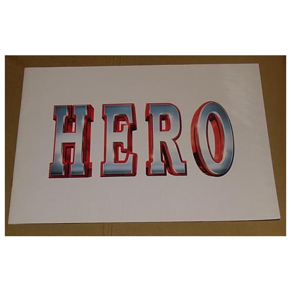 【送料無料】【非売品】【激レア物】木村拓哉主演映画　プレスパンフレット　コースター HERO』プレスシート・B4/木村拓哉、松たか子、大塚寧々、阿部寛