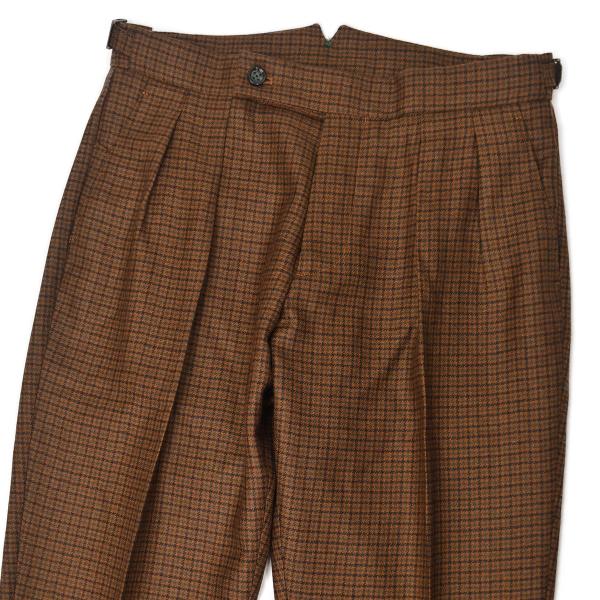 【美品】ベルウィッチ　SCOTCH 　BONOTTO製　茶系　48　秋冬 美品】ベルウィッチ SCOTCH BONOTTO製 茶系 48 秋冬