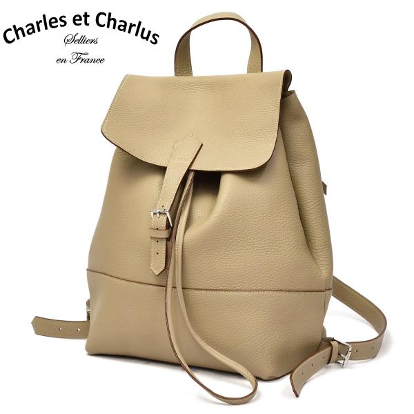 ビンテージ Charles et Charlus 本革 レザーリュックサック！ Charles et Charlus【シャルル・エ・シャルリュス】リュック Marcel