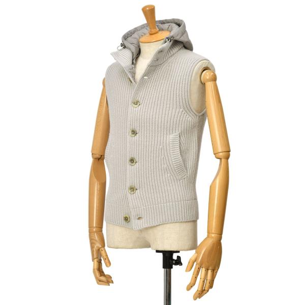 HERNO 【FINAL SALE】HERNO【ヘルノ】フーデッドニットベスト