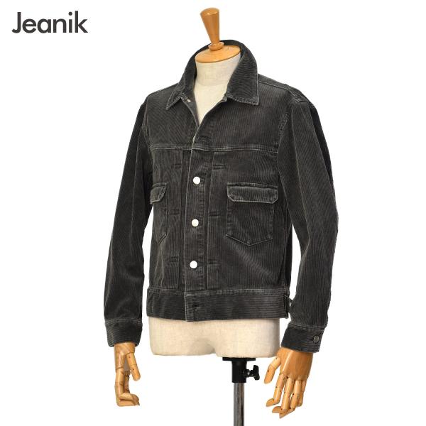 Jeanik【ジーニック】コーデュロイジャケット 2ndタイプ Gジャン JEANIK0102CD コットン グレー