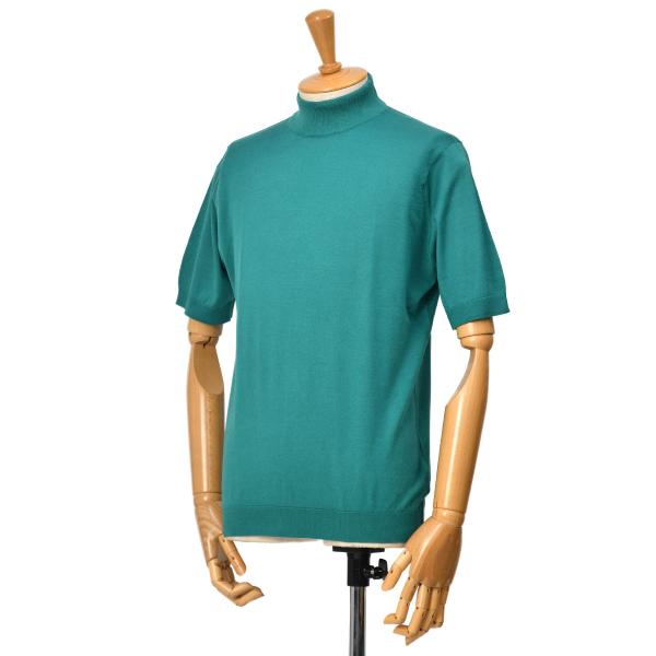 JOHN SMEDLEY ジョンスメドレー モックネック 半袖 ニット どんな着こなしにも対応します！！！【JOHN SMEDLEY/ジョン