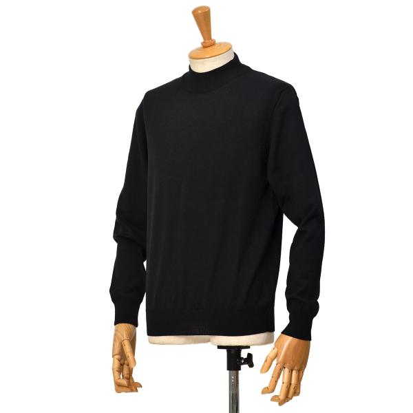 LORENZONI【ロレンツォーニ】ハイゲージモックネックニット 14G