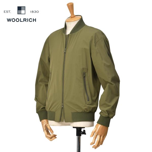 【50％OFF】【返品交換不可】WOOLRICH【ウールリッチ】ボンバージャケット MATT STRTCH BOMBER WOOU0893 LAKE OLIVE カーキ