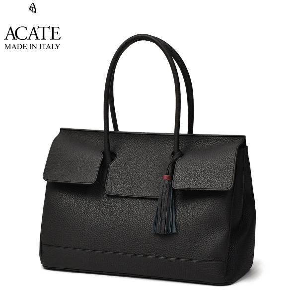 ACATE OSTRO M シュリンクレザーバッグ/cisei メゾンタクヤ cinqueclassico_acate010201blk