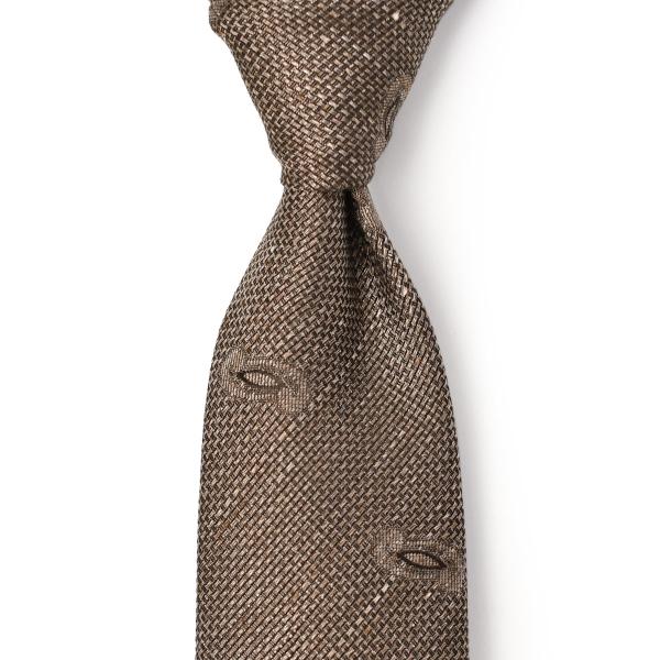 Atto Vannucci 3者混 セッテピエゲ グレージュ シルクリネンウール Atto Vannucci 3者混 セッテピエゲ グレージュ シルクリネン