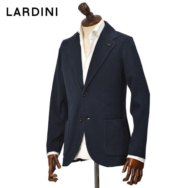 【FINAL SALE】LARDINI【ラルディーニ】ニットジャケット LJM56 CN66003 850 コットン ミラノリブ ライトネイビー