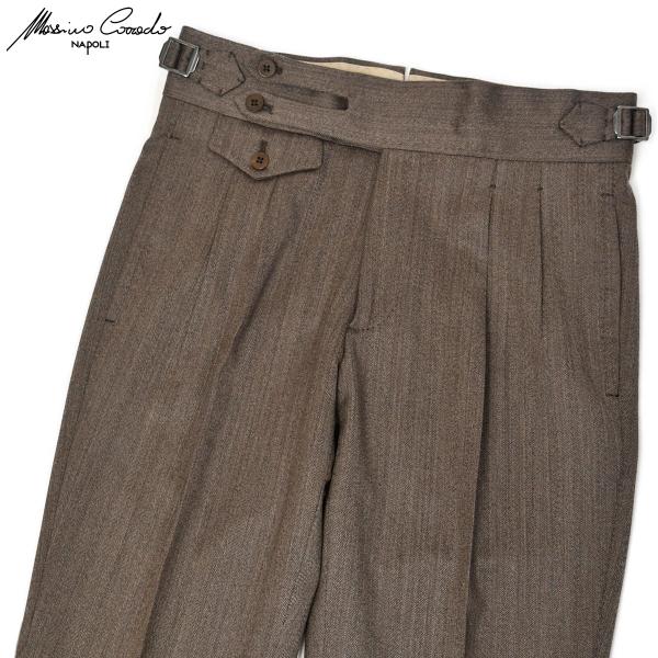 Massimo Corrado【マッシモ コラード】ツープリーツ サイド