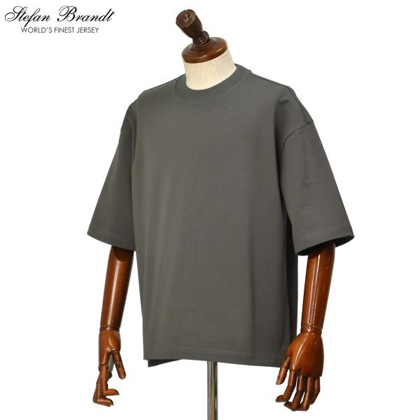 Stefan Brandt【シュテファン ブラント】オーバーサイズTシャツ ETZEL PSJ 300 ALUMINIO コットン スチールグレー