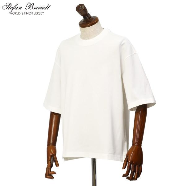 Stefan Brandt【シュテファン ブラント】オーバーサイズTシャツ ETZEL PSJ 300 BIANCO コットン ホワイト