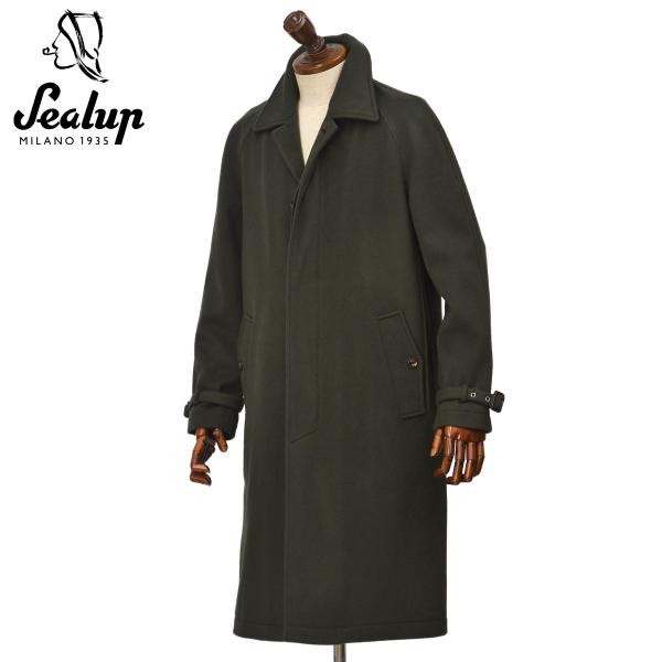 SEALUP【シーラップ】ステンカラーコート 2498 7627 15 ウール カーキ