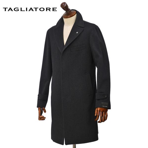 TAGLIATORE【タリアトーレ】シングルアルスターコート THOMAS 350001U S5052 ヴァージンウール カシミヤ チャコールグレー